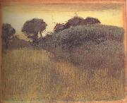 Edgar Degas Wheat Field and Green Hill Spain oil painting artist